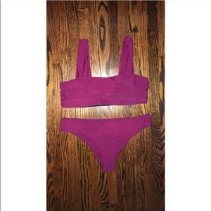 Maroon Bikini